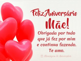 Feliz Aniversário Mãe