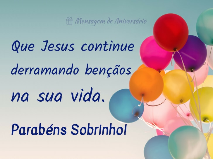 Parabéns Sobrinho