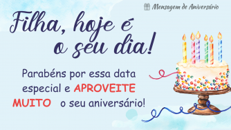 Aniversário especial da filha