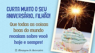 Curta seu aniversário, filho