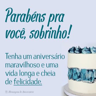 Felicidades para sobrinho