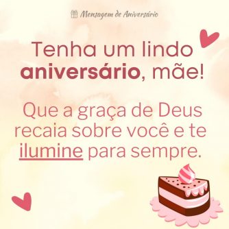 Um aniversário lindo para minha mãe