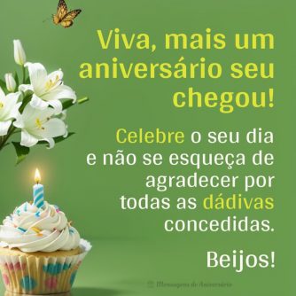 Celebre o seu aniversário hoje