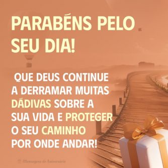 Parabéns pelo seu dia